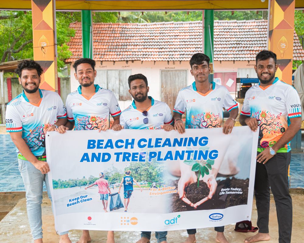 Youth-led beach clean up initiative in Trincomalee and Batticaloa