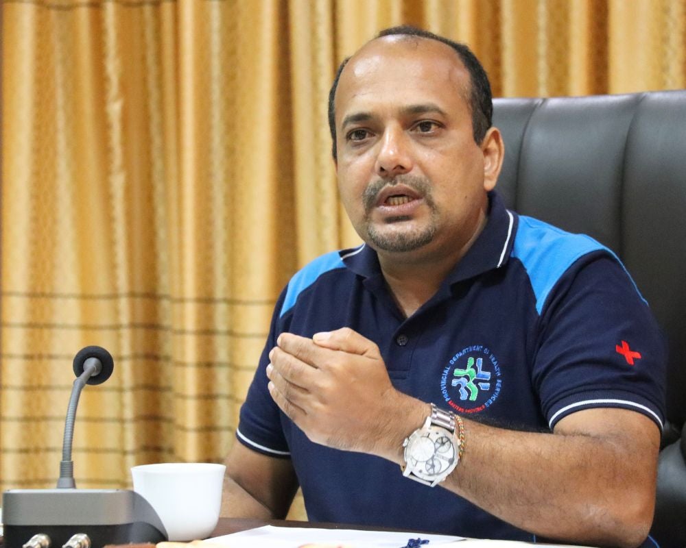 Dr. A. Lathaharan, Consultant Community Physician at the Eastern Province's Provincial Department of Health Services (PDHS) Office