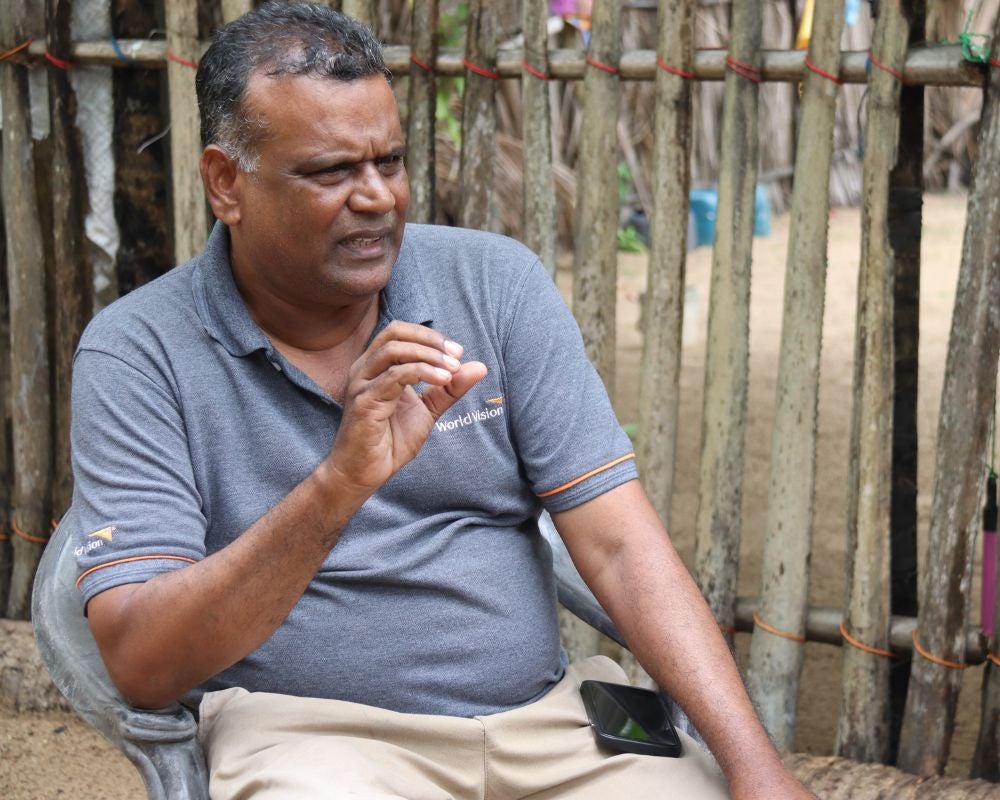 Anton Nishantha, Development Facilitator, World Vision Lanka