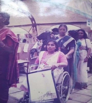 Kamalawathi credits her journey to a network of dedicated advocates and opportunities made possible by international platforms.