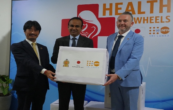 UNFPA Sri Lanka: Handover Ceremony of Health on Wheels and Life Saving Equipment and Commodities in Colombo