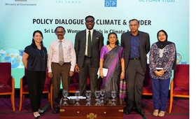 A vital policy dialogue on "Sri Lankan Women and Girls in  Climate Action was held, spearheaded by the Ministry of Environment, 
