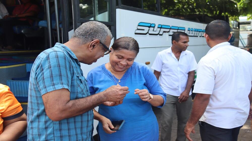 As part of the global 16 Days of Activism Against Gender-Based Violence, UNFPA Sri Lanka, in collaboration with the National Transport Commission and other partners, launched a sticker campaign at the Bastian Mawatha Bus Terminal in Colombo. 