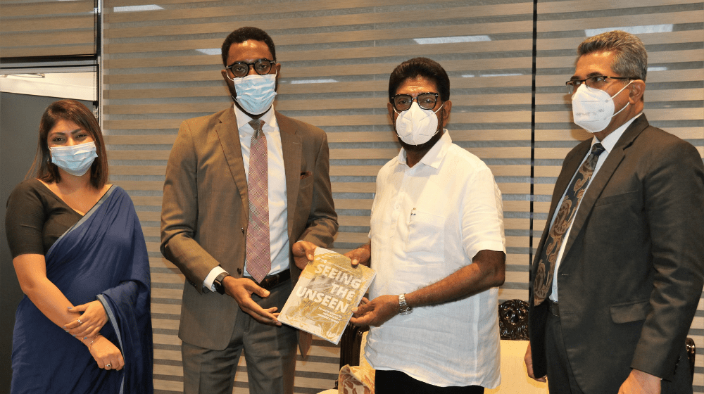 UNFPA presents its flagship publication to the Hon. Minister of Health 