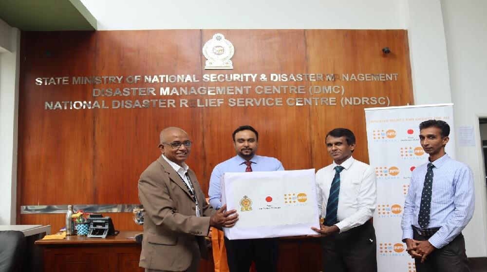 UNFPA and Government of Japan support the Puttalam Disaster Management Center