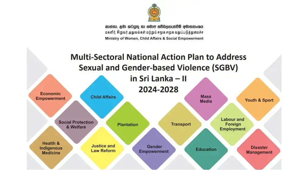 Policy Framework and Multi-Sectoral National Action Plan to address Sexual and Gender-Based Violence (SGBV) in Sri Lanka 2024-2028