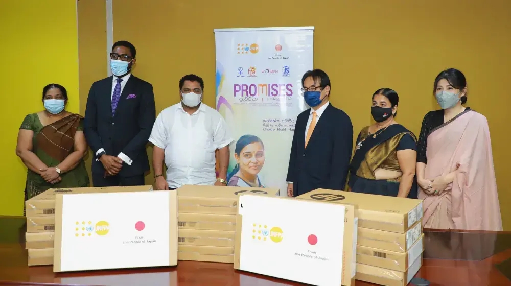 UNFPA and the Government of Japan extend digital support for Women Development Officers   to improve services for survivors of SGBV