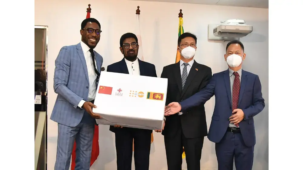 UNFPA, with support from the Government of China, provides medical equipment worth US$ 800,000 to the Ministry of Health 