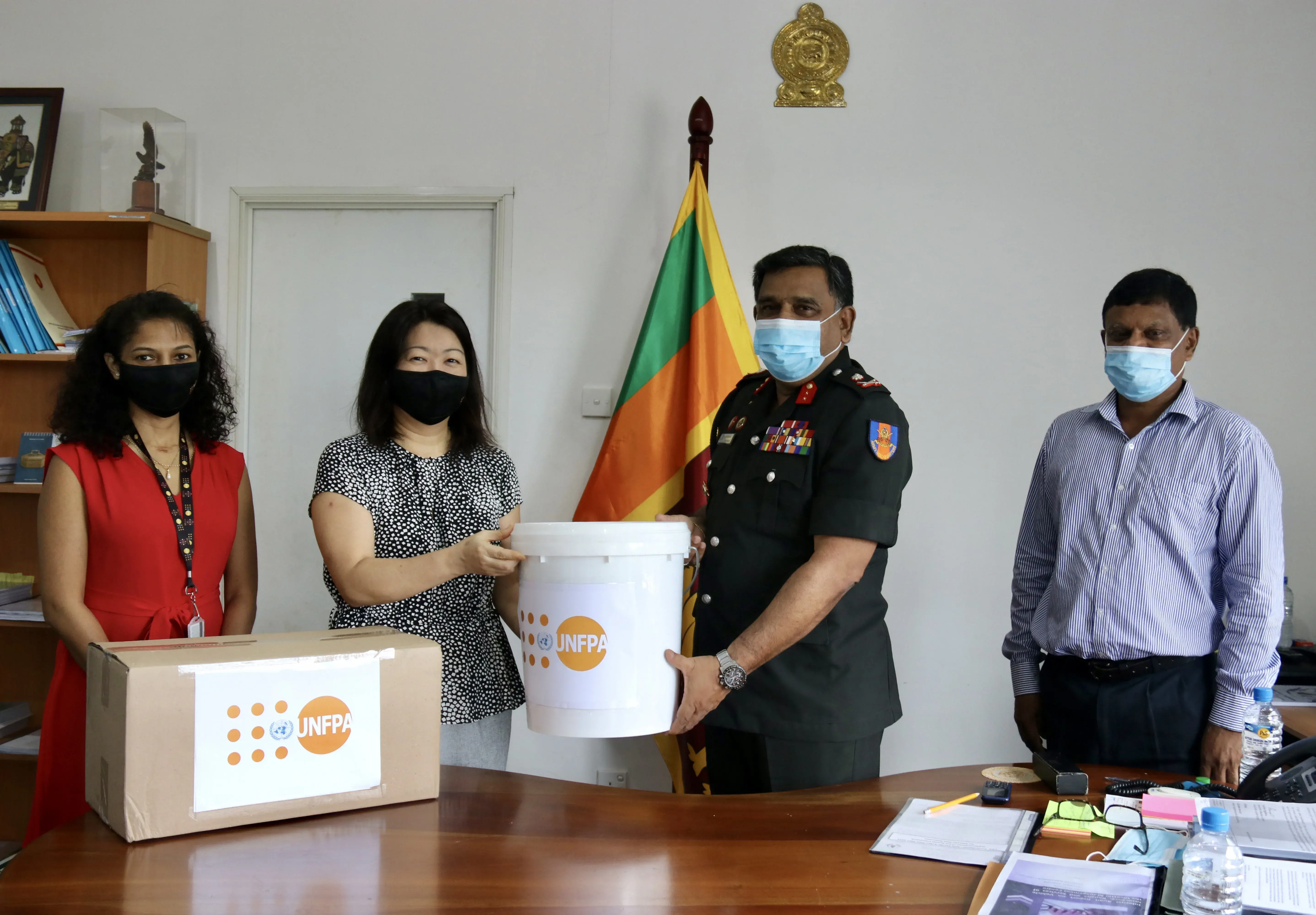 UNFPA presents prepositioning relief supplies as a life-saving strategy for women and girls