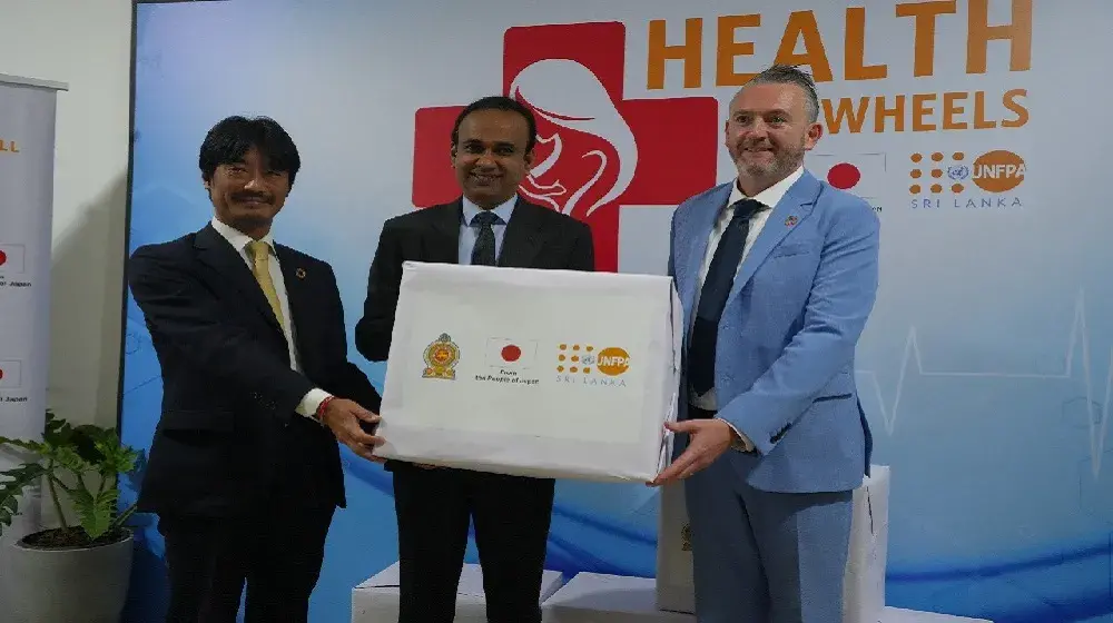 UNFPA Sri Lanka: Handover Ceremony of Health on Wheels and Life Saving Equipment and Commodities in Colombo