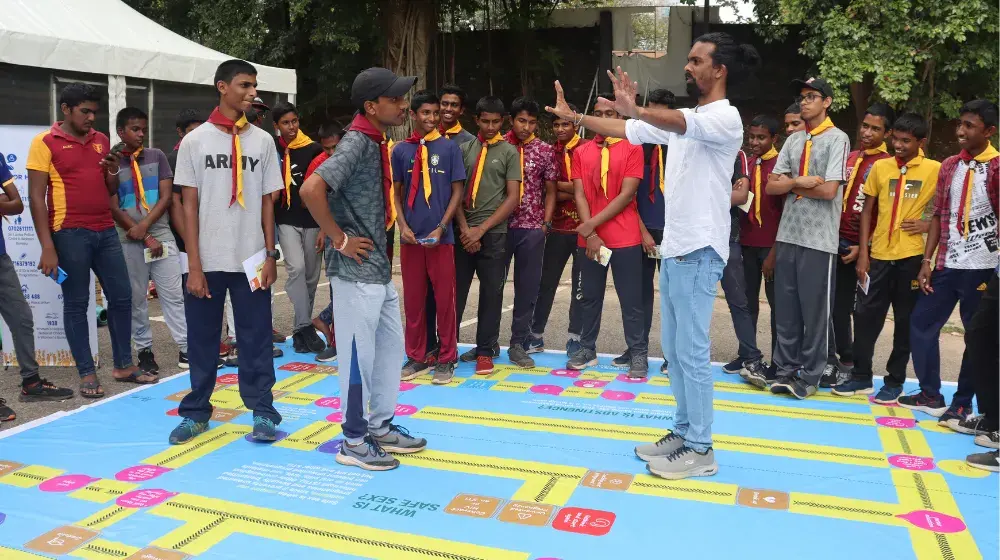 UNFPA joins the 57th Sri Lanka Scouts Camporee 