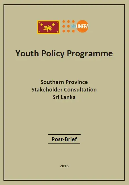 Youth Policy Programme: Post Brief