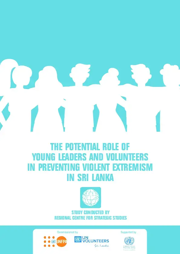 The Role of Young Leaders and Volunteers in Preventing Violent Extremism in Sri Lanka