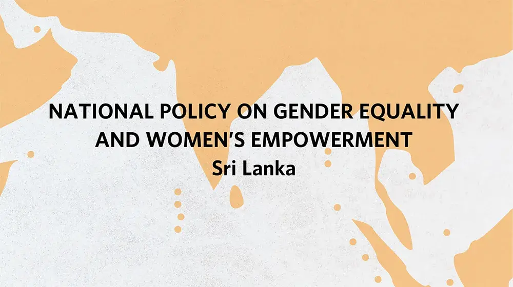 National Policy on Gender Equality and Women's Empowerment