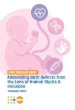 Addressing Birth Defects from the Lens of Human Rights & Inclusion